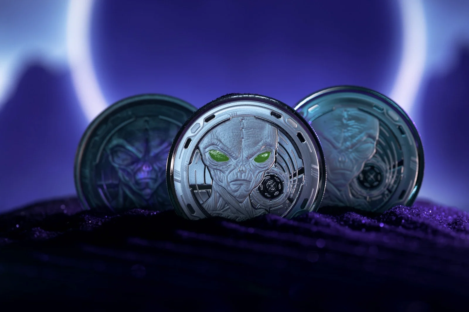 Coin detail close-up