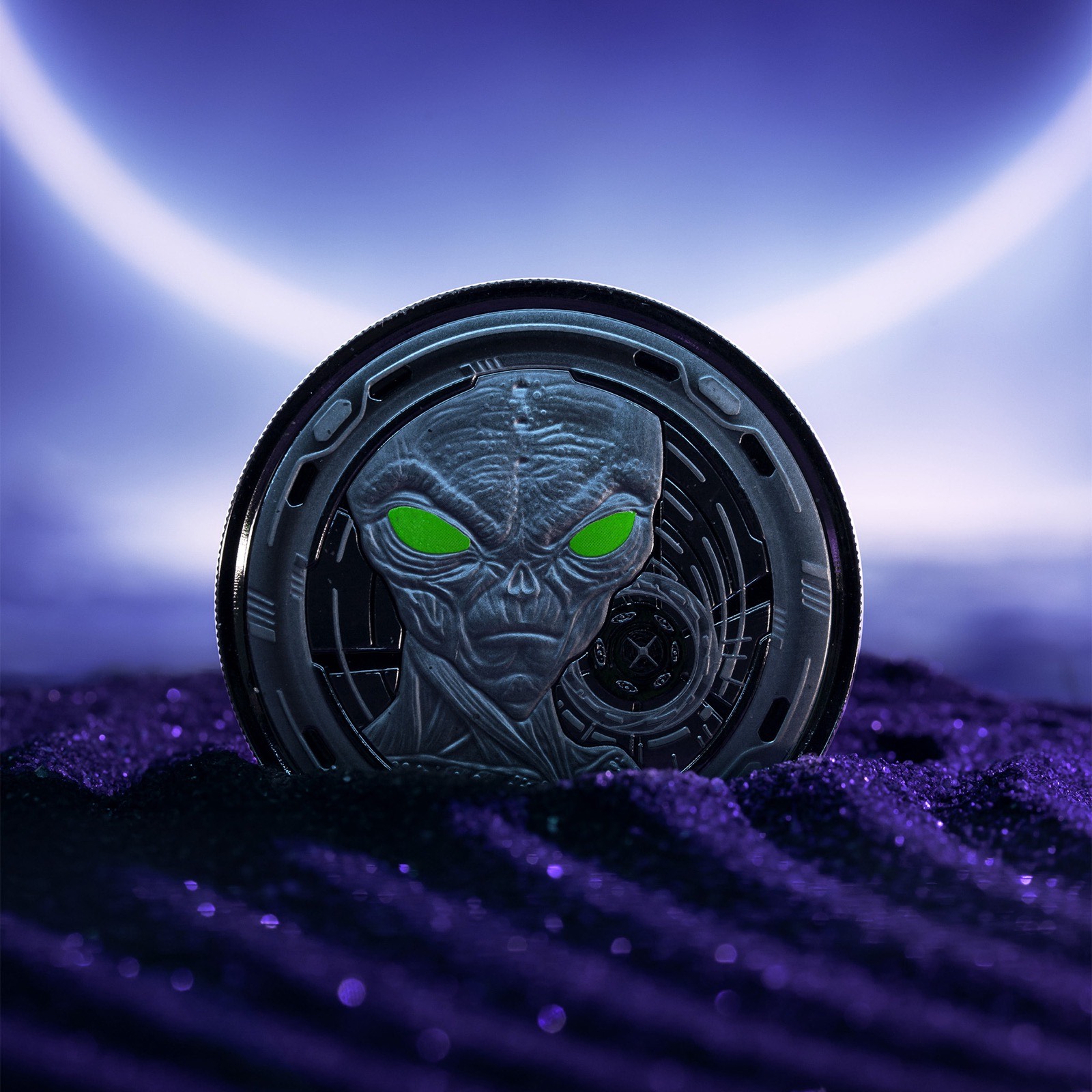 UV reactive feature demonstration