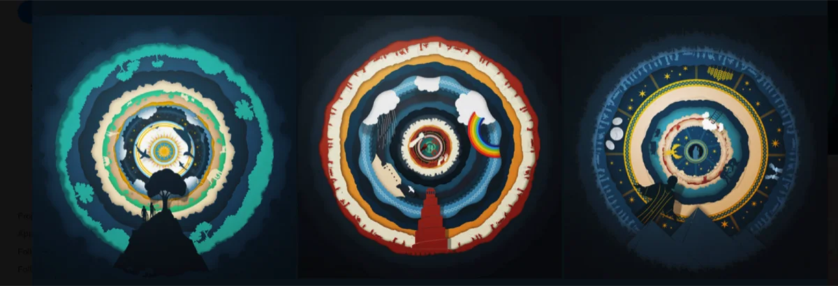 Biblical narrative artwork