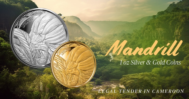 Mandrill silver coin banner