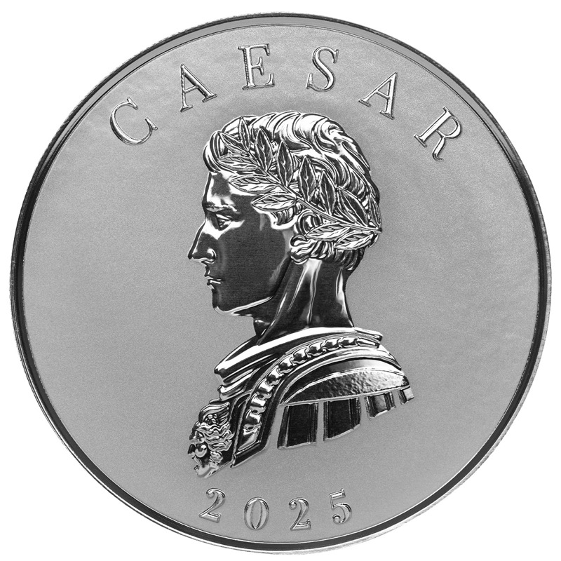 Julius Caesar 5oz Silver Commander Coin