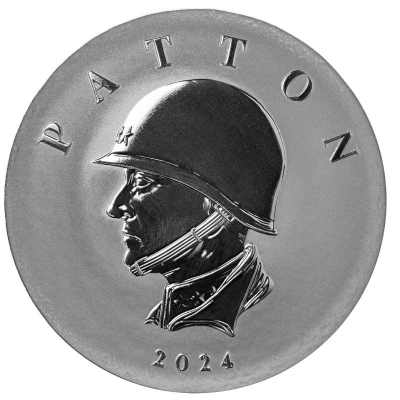 General Patton 5oz Silver Commander Coin