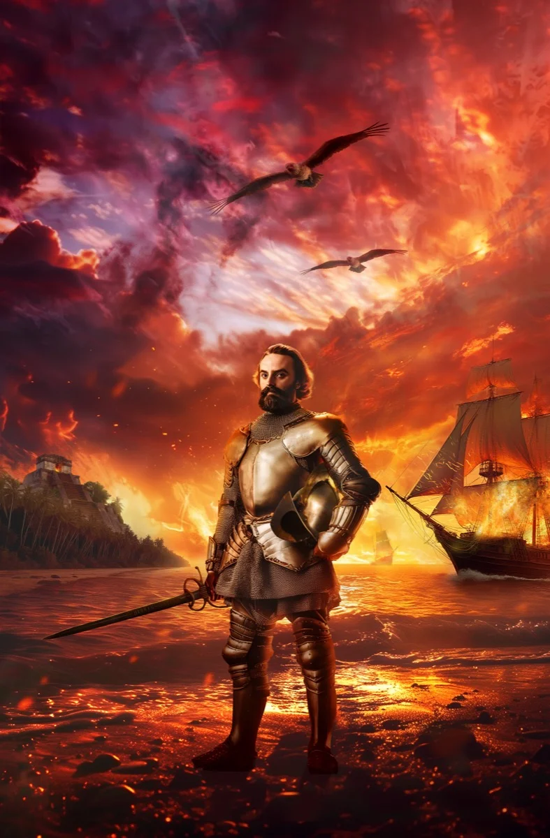 Hernán Cortés Commander poster