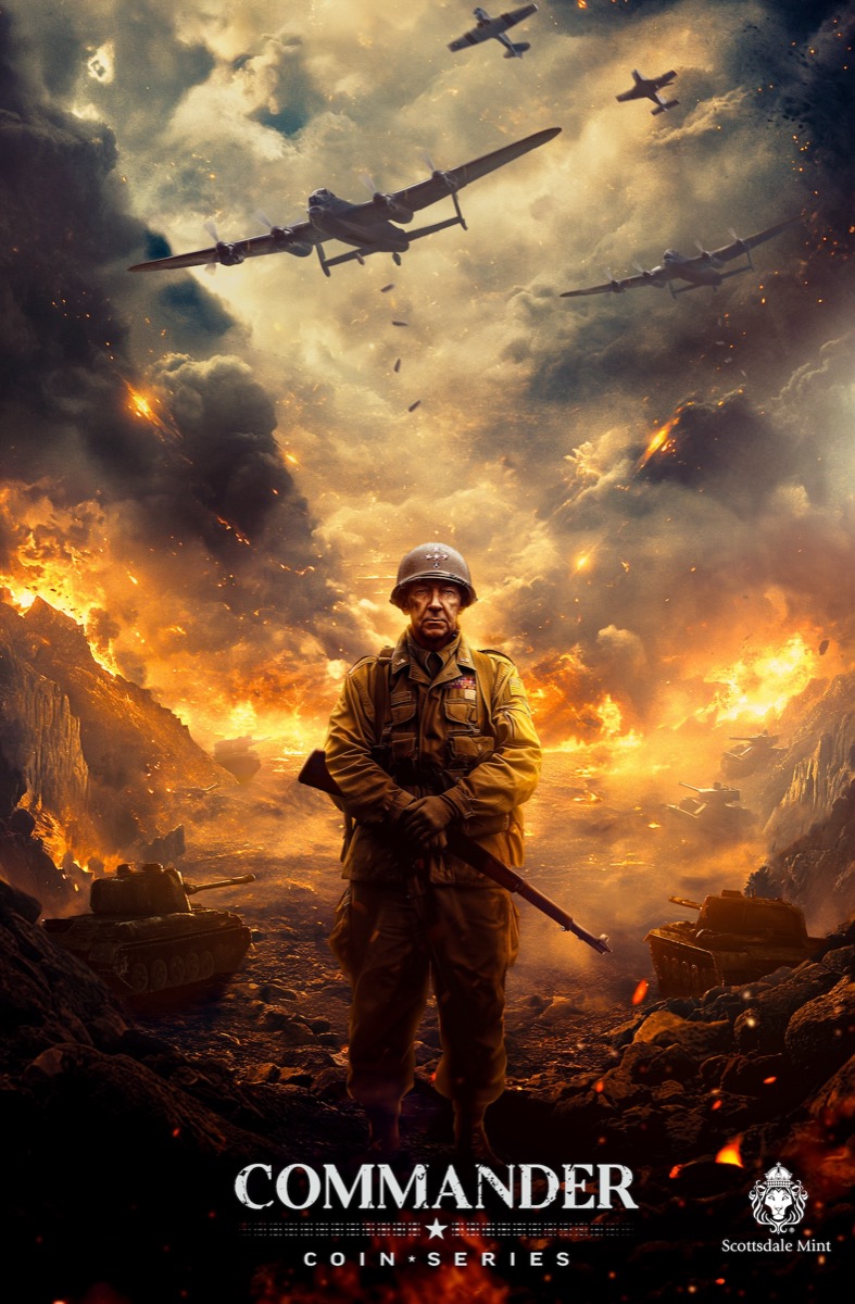 General Patton Commander poster