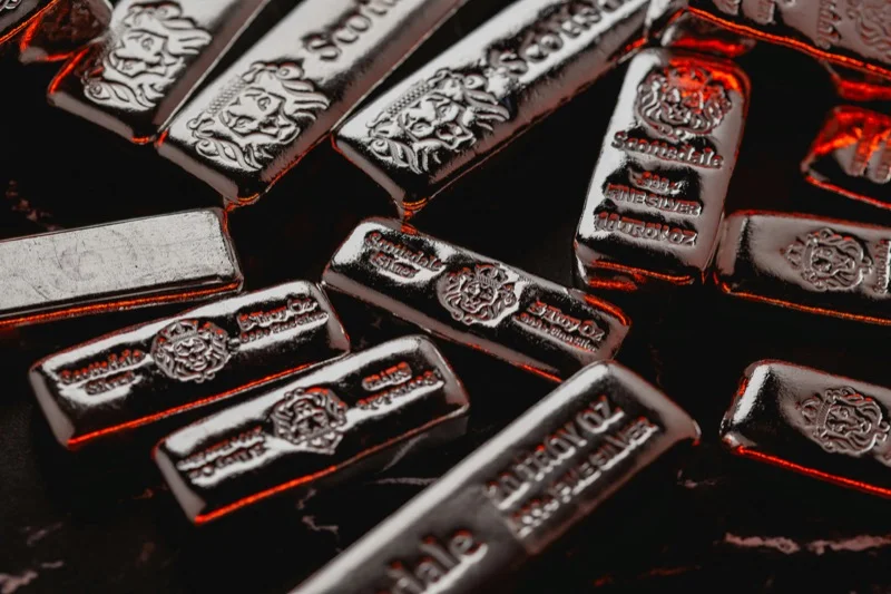 Silver stacker bars
