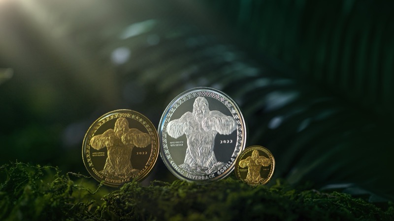 Silver round product shot