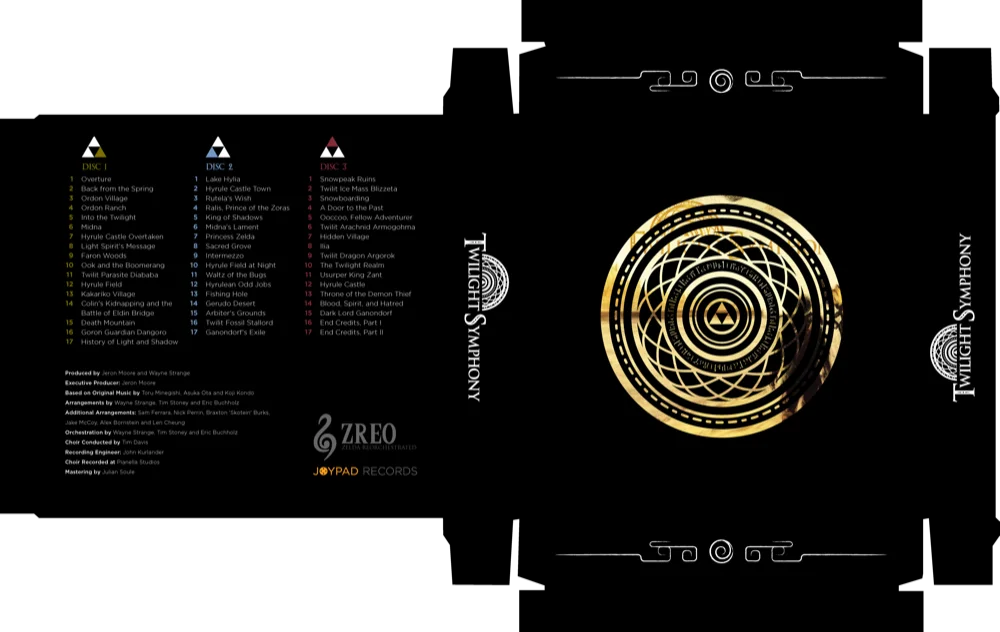 Twilight Symphony CD case design